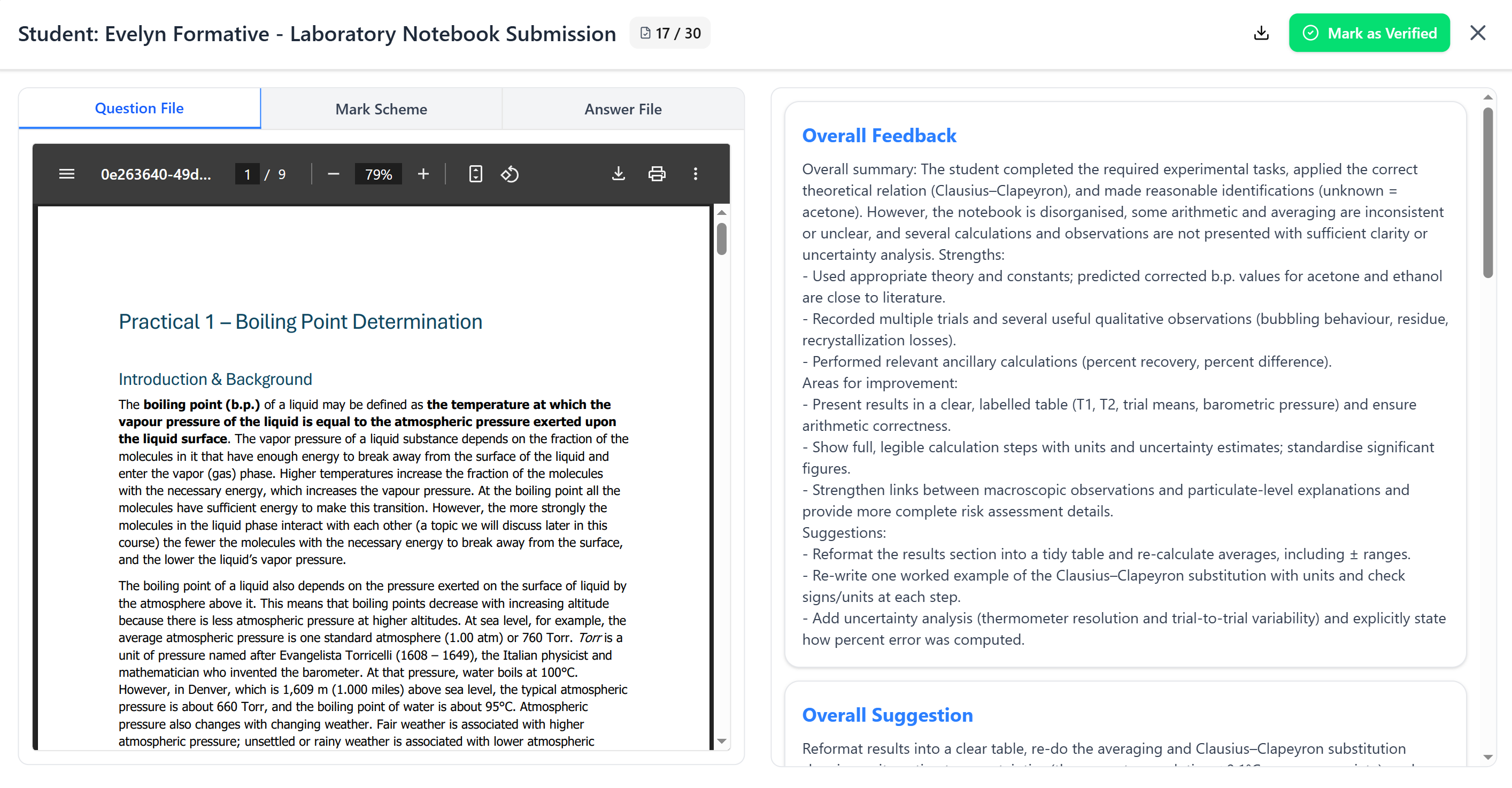 EduMark AI dashboard preview